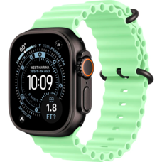 Apple Watch Ultra 3 LTE 49 мм Чёрный / Неоново-зелёный Ocean Band (M/L) MGCL4