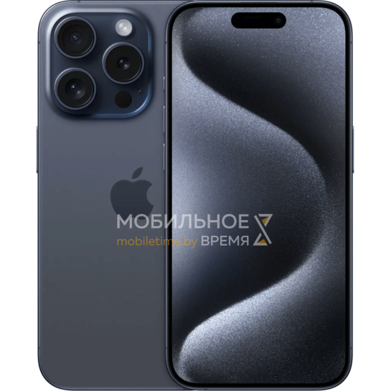 iPhone 15 Pro Max (синий титан)