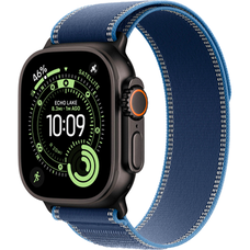 Apple Watch Ultra 3 LTE 49 мм Чёрный / Сине-ярко-синий Trail Loop (M/L) MG9R4