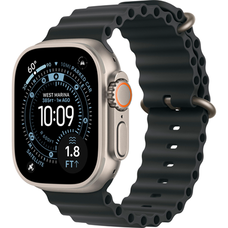 Apple Watch Ultra 3 LTE 49 мм Природный / Чёрный Ocean Band (M/L) MXTL3