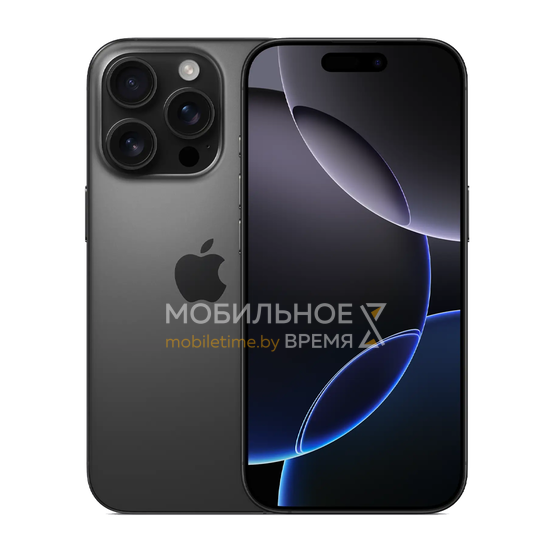 iPhone 16 Pro, 128 GB, Черный титан