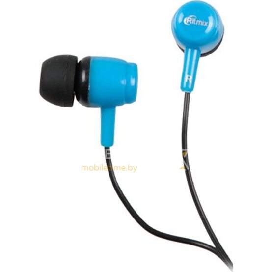 Наушники Ritmix RH-020 Black/Blue, Финляндия
