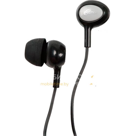 Наушники Ritmix RH-022 Black/Grey, Финляндия