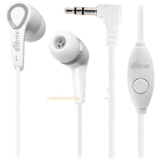Наушники Ritmix RH-105M White, Финляндия