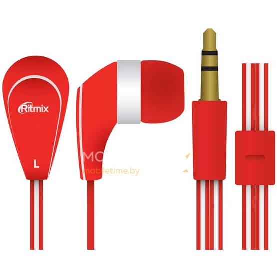 Наушники Ritmix RH-181 Red, Финляндия
