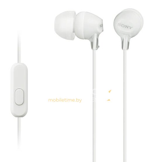 Наушники Sony MDR-EX15AP (белый)