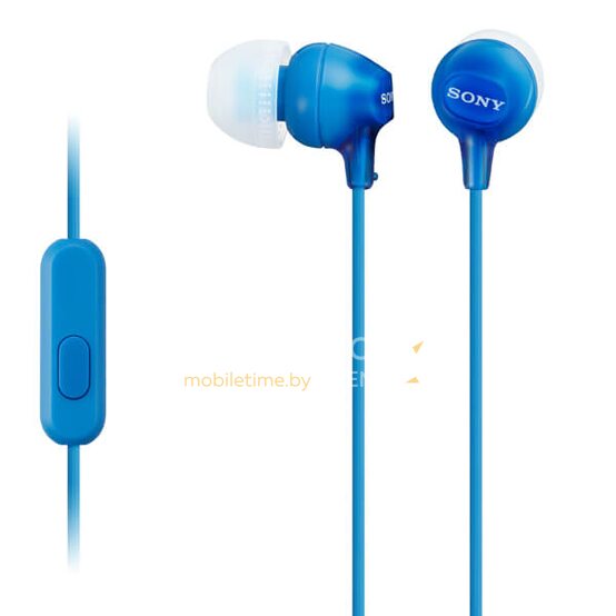 Наушники Sony MDR-EX15AP (синий)