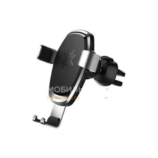Автомобильный держатель ROCK Gravity 7.5W/10W с функцией беспроводной зарядки RWC0246 (серебристый) Автомобильный держатель ROCK Gravity 7.5W/10W с функцией беспроводной зарядки RWC0246 (серебристый)
