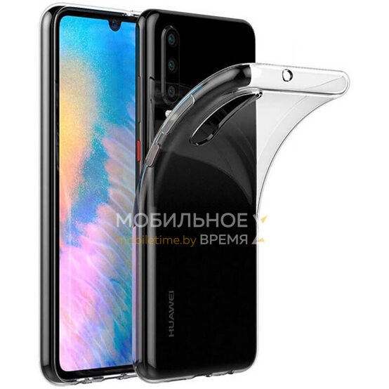 Чехол-накладка для HUAWEI P30 LITE ТПУ (прозрачный)