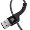 USB Дата-кабель Lighting для зарядки и синхронизации iPhone/iPad BASEUS CONFIDANT CALZJ-A01 (чёрный)