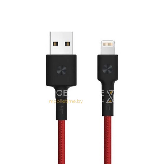 USB Дата-кабель Lighting для зарядки и синхронизации iPhone/iPad ZMI AI805 (красный)