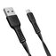 USB Дата-кабель MICRO USB для зарядки и синхронизации Android BASEUS TOUGH 1M CAMZY-B01 (черный)