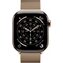 Apple Watch Series 11 LTE 46 мм (титановый корпус, природный/золотистый, миланская петля)