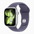 Apple Watch Series 11 46 мм Серебристый / «Фиолетовый туман» Sport Band (S/M) MEV94