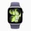 Apple Watch Series 11 42 мм (алюминиевый корпус, серебристый/фиолетовый туман, спортивный силиконовый ремешок M/L)