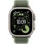 Apple Watch Ultra 3 LTE 49 мм (титановый корпус, природный/зеленый, нейлоновый ремешок размера M/L)