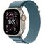 Apple Watch Ultra 3 LTE 49 мм (титановый корпус, природный/голубой, текстильный ремешок размера L)