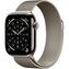 Apple Watch Series 11 LTE 46 мм (титановый корпус, золотистый/природный, миланская петля)