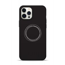 Чехол-накладка для Apple iPhone 12 Pro Max Pump Silicone Minimalistic Case Circles (Чёрный)