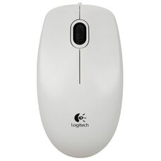 Мышь проводная Logitech Mouse M100 (белый)