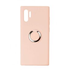 Чехол для Samsung Note 10 Plus/Note 10 Pro подставка Ring (розовый песок)