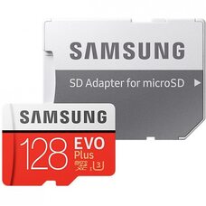 Карта памяти SAMSUNG 128GB MicroSD EVO 4K U3 100/60Mb/s