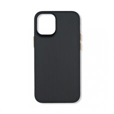 Чехол Silicon Case для Apple iPhone 12 Mini. Cherry Stripe. (Чёрный) NEW
