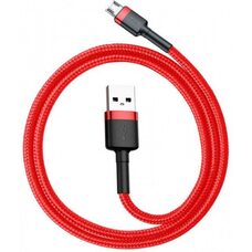 USB Дата-кабель TYPE-C для зарядки и синхронизации Android BASEUS CAFUL 1M (CATKLF-B91) (красный)