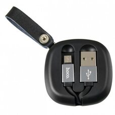 USB Дата-кабель MICRO USB для зарядки и синхронизации Android HOCO U33 (черный)