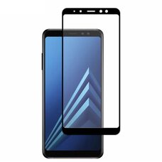Защитное стекло для Samsung Galaxy A8 (2018)/A5 (2018). (Чёрный)